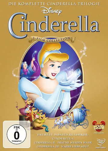 Cinderella trilogie dvds - cinderella, [trilogie,